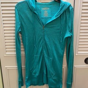 Teal Maurices Zip up